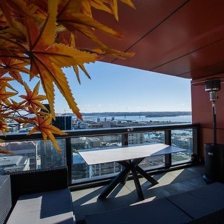 天空城景 海景 私人大阳台公寓 Auckland Exterior photo
