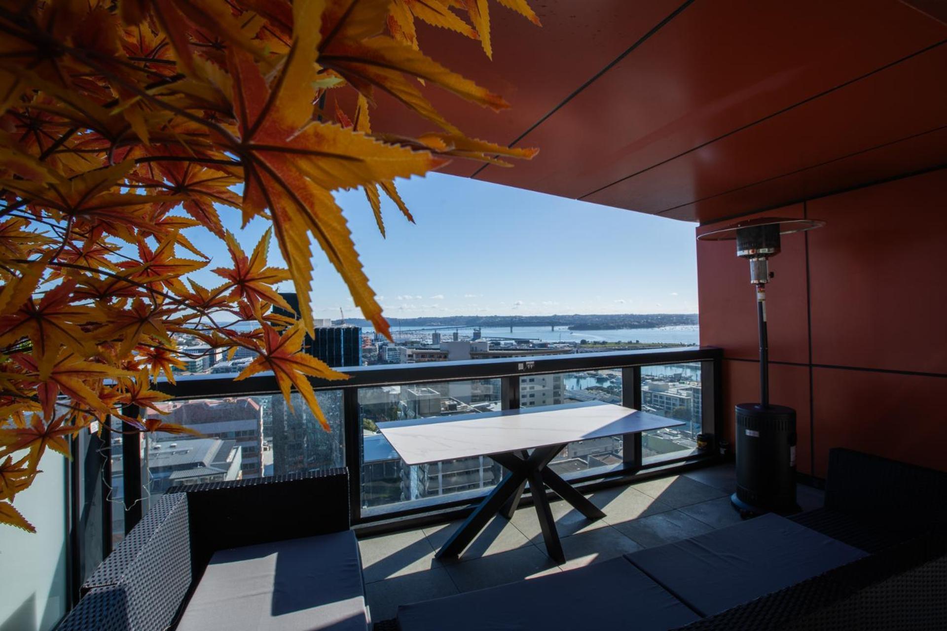 天空城景 海景 私人大阳台公寓 Auckland Exterior photo